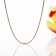 Acalee 10-2009 Necklace 333 Gold / 8 K Box Chain Necklace 0.9 mm Image 2