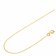 Acalee 10-3012 Necklace 333 Gold / 8 K Curb Chain 1.2 mm Image 1