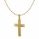 Acalee 20-1215 Cross Pendant Necklace 333 / 8K Gold Image 1
