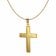 Acalee 20-1217 Halskette mit Kreuz-Anhänger 8 Karat / 333 Gold Bild 1