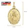 Acalee 50-1022 St. Christopher Pendant Necklace Gold 333/8K Jewellery Set Image 6