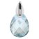 Acalee 80-1017 Ladies' Pendant White Gold 333 with Blue Topaz Image 1