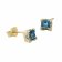 Acalee 70-1016-03 Ohrringe Gold 333 / 8K Ohrstecker Topas London Blau Bild 1