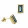Acalee 70-1026-03 Ohrringe Gold 333 / 8K mit Topas London Blau Bild 1