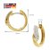 Acalee 70-1030 Ladies' Hoop Earrings Gold 333 / 8K Image 4