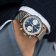 Hamilton H38416141 Armbanduhr Intra-Matic Handaufzug Chrono Blau Bild 5
