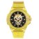 Philipp Plein PWWAA0123 Unisex Wristwatch The $kull Synthetic Yellow Image 1