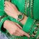 Philipp Plein PWYAA0523 Ladies' Wristwatch Date Superlative Two-Colour/Green Image 4