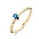 Blush 1204YLB Damen Gold-Ring 585 mit Blauem Topas Bild 1
