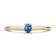 Blush 1204YLB Damen Gold-Ring 585 mit Blauem Topas Bild 3
