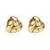 Blush 7145YGO Ladies' Stud Earrings 585 Gold Knots Image 1