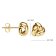 Blush 7145YGO Ladies' Stud Earrings 585 Gold Knots Image 4