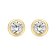 Blush 7214YZI Ladies' Stud Earrings 585 Gold with Cubic Zirconia Image 1