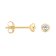 Blush 7214YZI Ladies' Stud Earrings 585 Gold with Cubic Zirconia Image 2