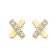 Blush 7301YZI Women's Stud Earrings 585 Yellow Gold X Image 1