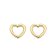 Blush 7246YGO Ladies' Earrings 585 Gold Heart Image 1