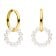 Purelei Women's Earrings Gold Tone Honu Image 1