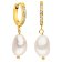 Purelei Ladies' Hoop Earrings Gold Tone Malahi Image 1