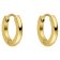 Purelei Ladies' Hoop Earrings Gold Plated Ike Image 1