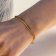 Purelei Women's Bracelet Gold Plated Sleeky Unison Image 2
