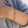 Purelei Women's Bracelet Gold Plated Sleeky Unison Image 4