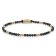 Rebel & Rose RR-30004-G-S Damen-Armband Glam Rocks Schwarz & Gold 1
