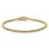 Rebel & Rose RR-30001-G-S Damen-Armband Goldfarben 3 mm 1