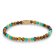 Rebel & Rose RR-40063-G-S Damen-Armband Mix Tiger Turquoise Gold 4 mm 1
