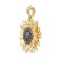 Seinerzeit SZA-3960-432 Anhänger Solana Sonnenblume Goldfarben 2