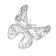 Seinerzeit SZA-3990-394 Anhänger/Brosche Kalypso Schmetterling Silber 3