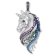 Seinerzeit SZA-3990-448 Silber-Anhänger Aurelia Einhorn 1