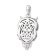 Seinerzeit SZA-3990-119 Pendant Merlin Owl Silver 2
