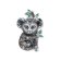 Seinerzeit SZA-3990-434 Anhänger Silber Kula Koala 1
