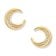 Seinerzeit SZA-2960-462 Ohrringe für Damen Muna Mond Goldfarben 1