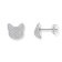 Seinerzeit SZA-2990-276 Women's Stud Earrings Shiro Cat 925 Silver Image 1