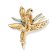 Seinerzeit SZA-3960-402 Pendant/Brooch Paradise Flower Gold Tone Image 4