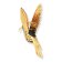 Seinerzeit SZA-3960-406 Pendant Cleo Hummingbird Gold Tone Image 3