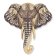 Seinerzeit SZA-3960-416 Pendant/Brooch Raja Elephant Gold Tone Image 1