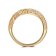Seinerzeit SZA-1960-418 Women's Ring Shine Gold Tone Image 2