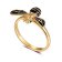 Seinerzeit SZA-1960-422 Ladies' Ring Bommel Bee Gold Tone Image 1