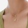 Victoria Cruz A4764-00DG Women's Necklace Milan Gold Tone with Pearls Image 4