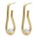 Victoria Cruz A4773-00DT Women's Drop Earrings Milan Gold Tone with Pearls Image 1