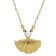 Victoria Cruz A4778-00DG Women's Necklace Tokyo Gold Tone with Pearl Image 1