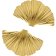 Victoria Cruz A4779-DT Women's Earrings Tokyo Gold Tone Shell Image 1