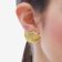 Victoria Cruz A4779-DT Women's Earrings Tokyo Gold Tone Shell Image 3