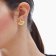 Victoria Cruz A4780-00DT Ladies' Stud Earrings Tokyo Gold Tone Shell with Pearl Image 3
