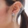 Victoria Cruz A4790-MHT Damen-Ohrringe Lisbon Silber Blautöne Ohrhänger Bild 3
