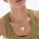 Victoria Cruz A4796-DG Ladies' Necklace New York Gold Tone Heart Image 3