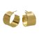 Victoria Cruz A4803-DT Ladies' Hoop Earrings New York Gold Tone Image 1