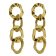 Victoria Cruz A4631-DT Ladies' Dangle Earrings Essence Gold Tone Image 1